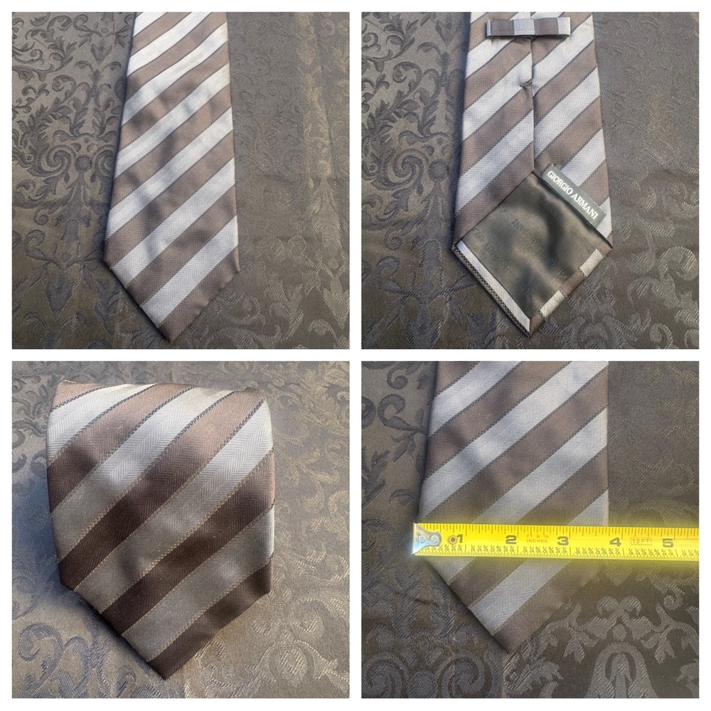 GIORGIO ARMANI  Made in Italy silk tie